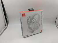 Casti wireless bluetooth JBL Tune 510BT Pure Bass Albe Noi. Sigilate