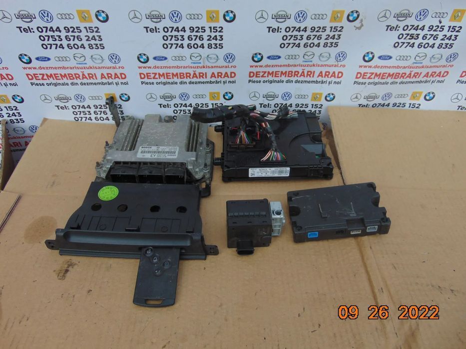 Kit pornire renault latitude 2.0 cutie automata ecu calculator cartela