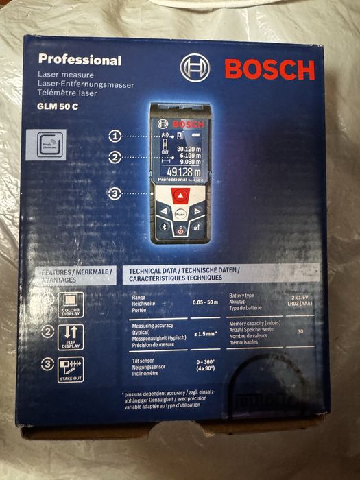 Telemetru cu laser Bosch Professional GLM 50 C