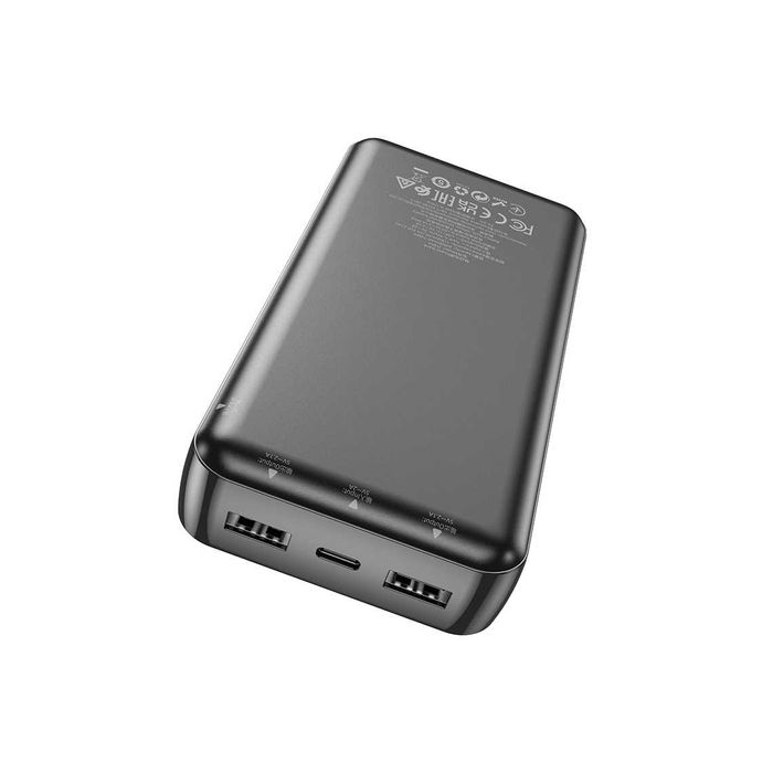 Baterie Externa Hoco, 2xUSB-A, 20.000 MAh, Black