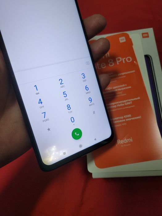 Sotiladi : Redmi Note 8 Pro
Xotira : 6 ga 64
Karobka dakumentli bir q