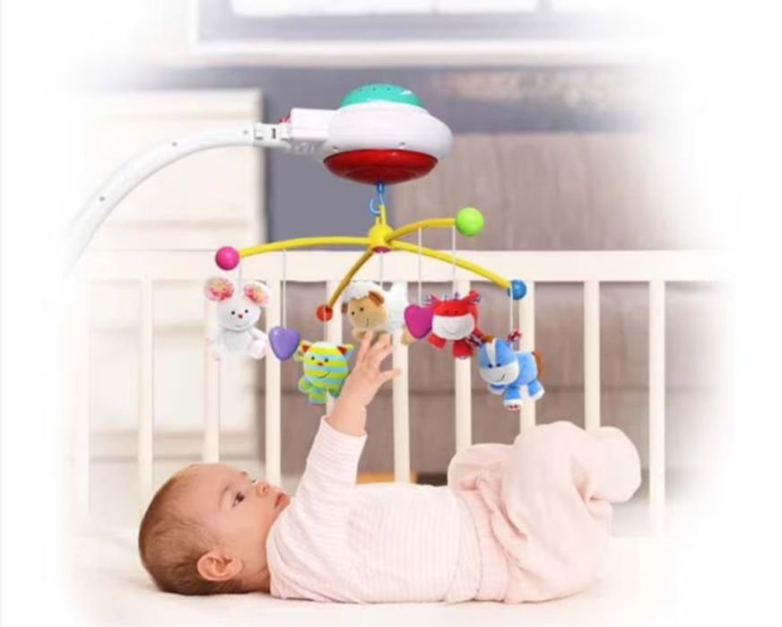 Моята първа музикална въртележка за легло Jumbo Baby