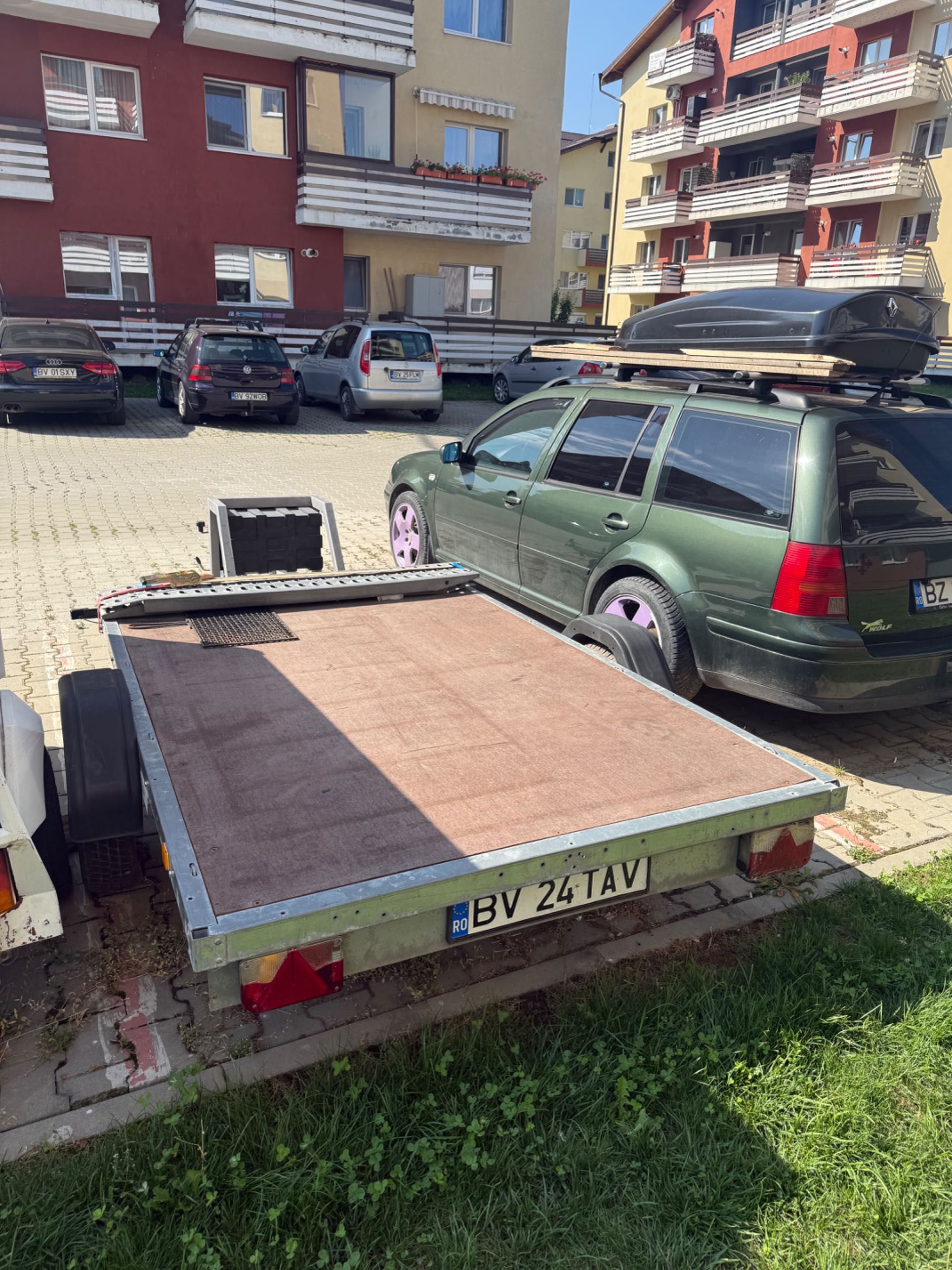 Remorcă 750 kg transport atv și moto