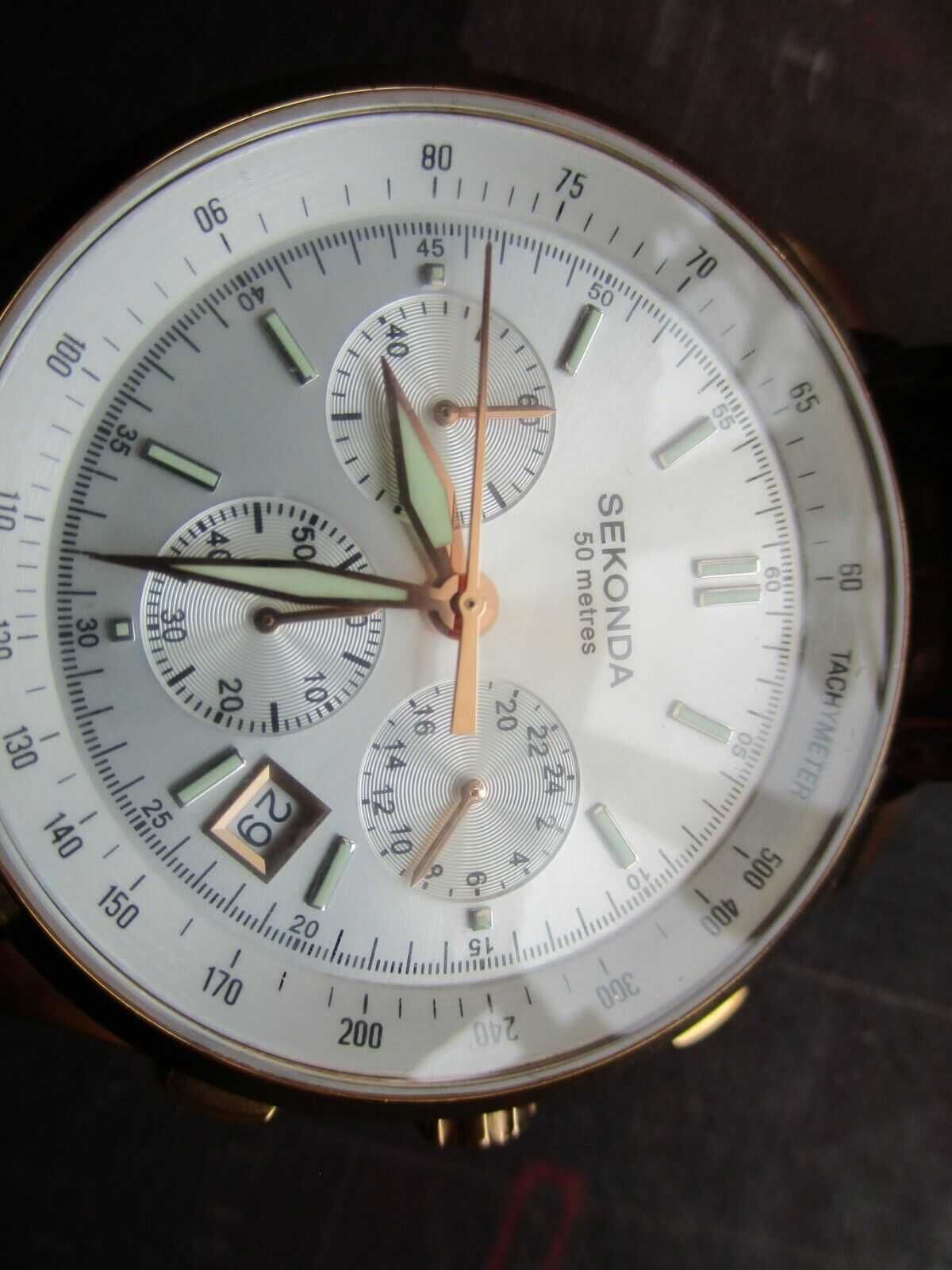 Ceas elegant Sekonda Men's Chronograph Watch 50 meters