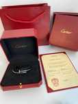 Brățară Cartier Juste un Clou Small 15 White Gold 24K diamond cu cutie