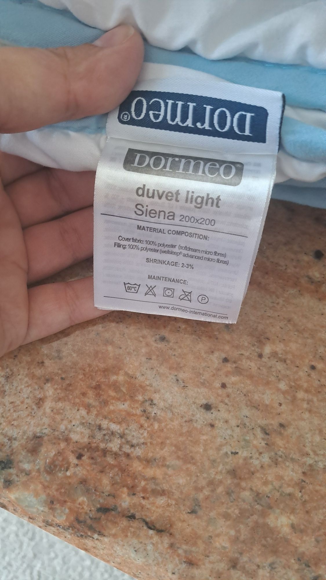 Олекотена завивка Dormeo Siena 200х200