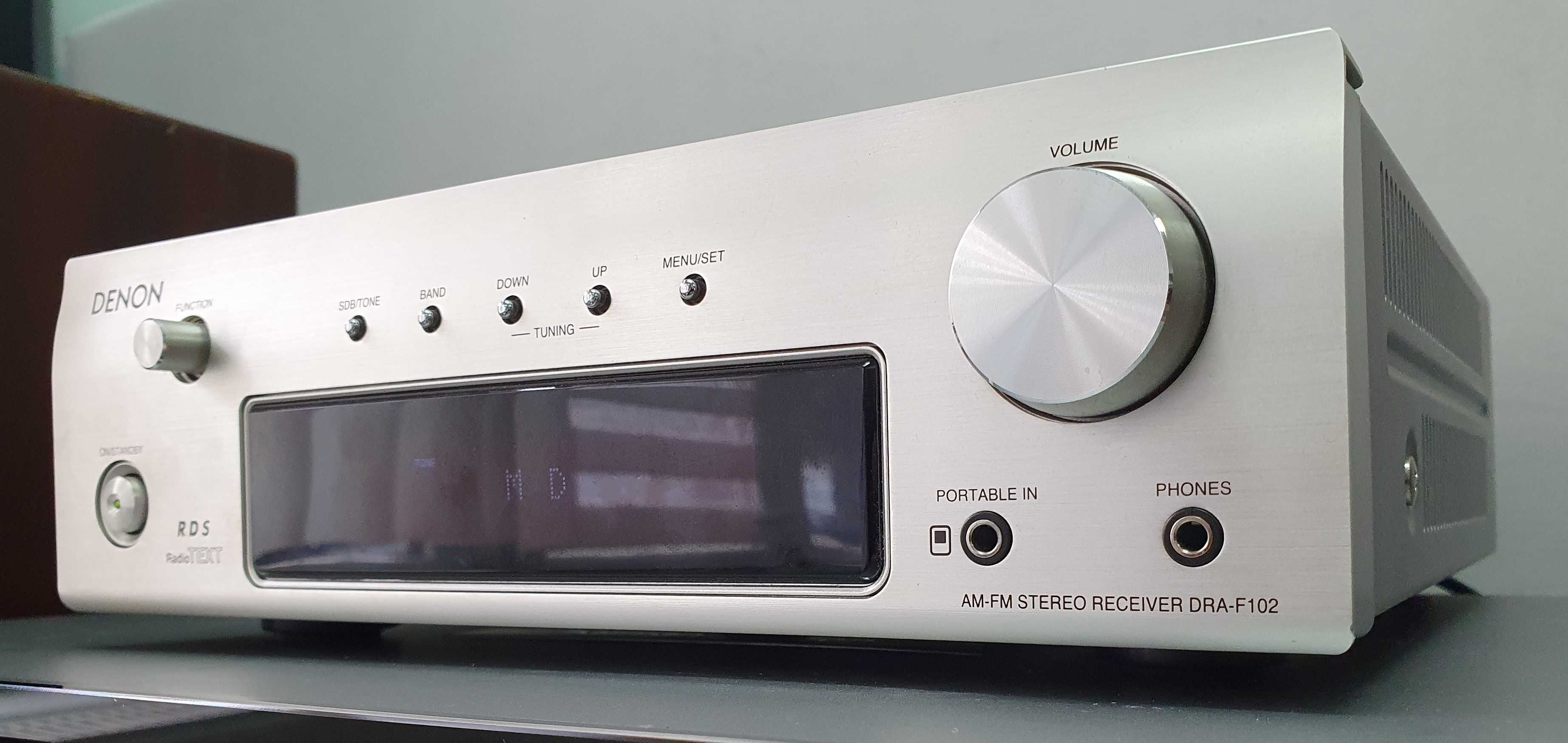 Denon DRA F 102 muzica film amplif mini sunet de exceptie