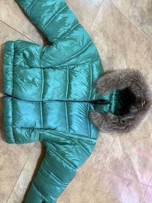 Дамско яке с естествен косъм