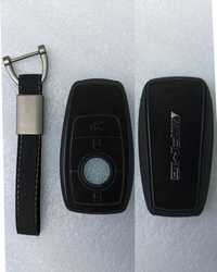 Велурен калъф за ключ Mercedes AMG w177 GLC C E W205 w213 w222 w218