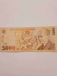 Vând bancnote 5000 lei Blaga
