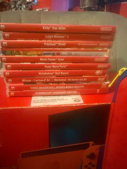 Nintendo Switch editie limitata Mario Ted Blue edition