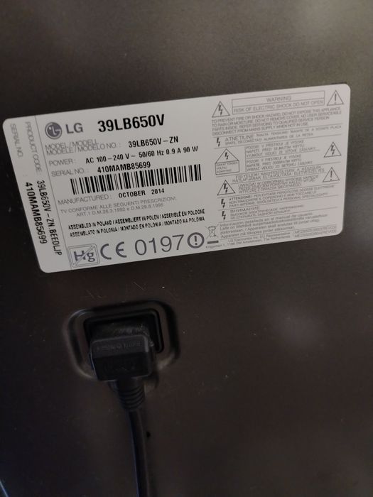 SMART LED телевизор LG 39 инча, FullHD, 3D