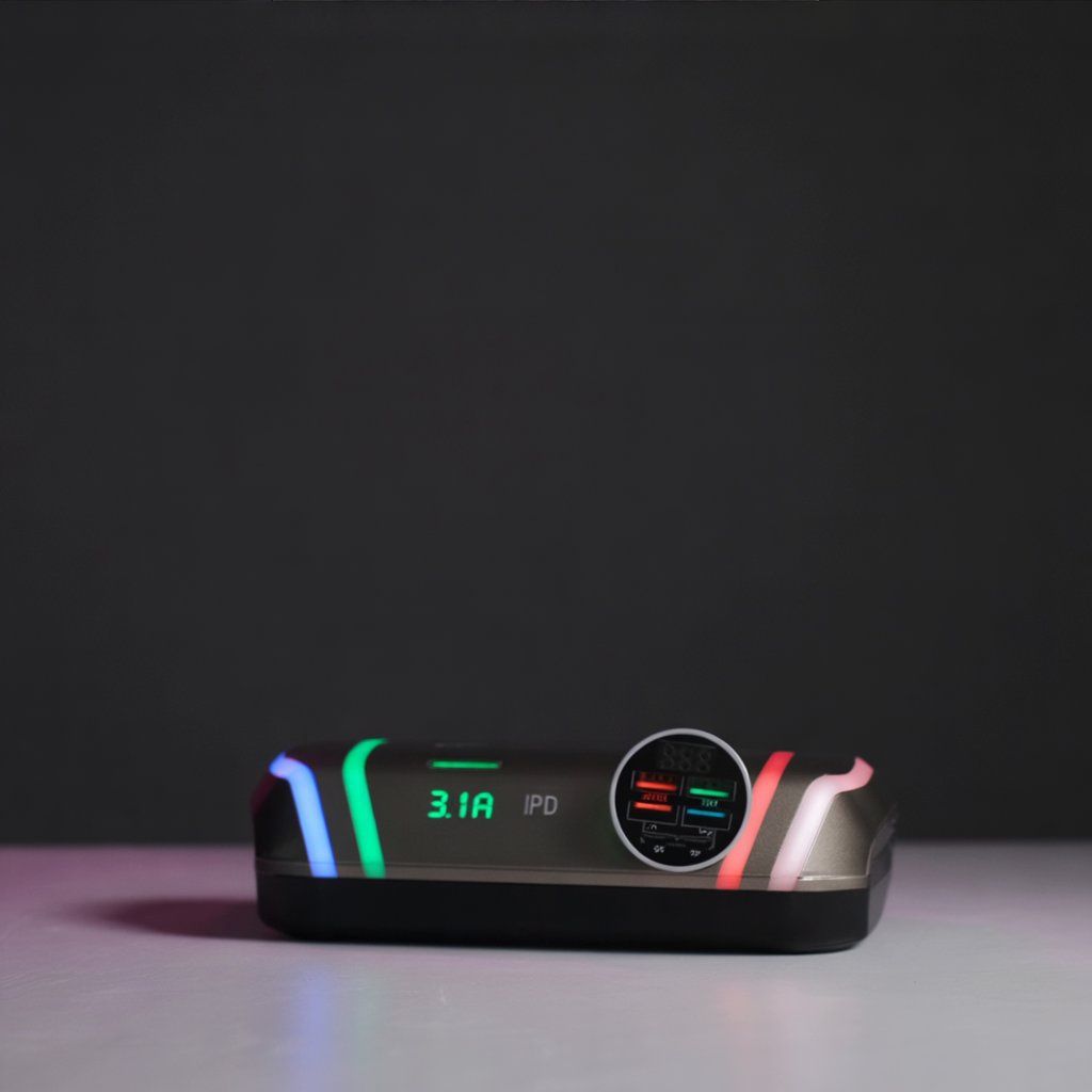 Moshina zaryadchik bir vaqtda 4 USB quvvatlaydi bost zaryadkasi bor
