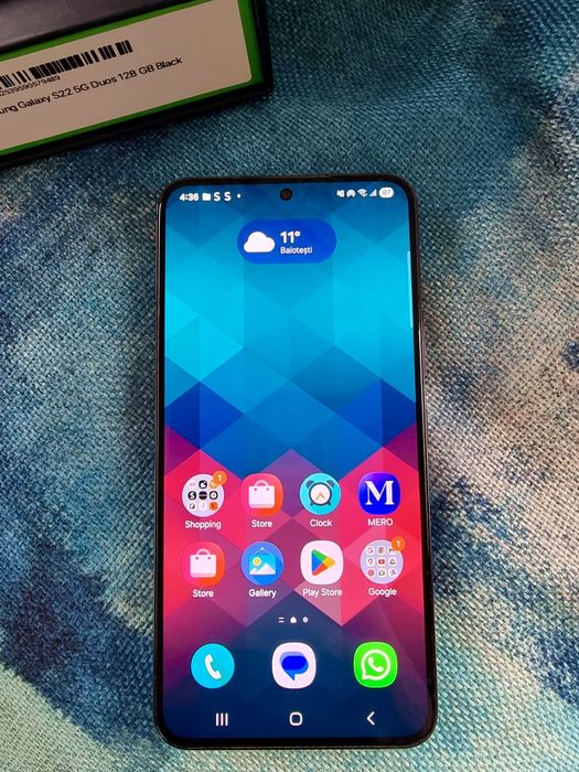 Samsung Galaxy S22 5G  128GB 8GB RAM Negru