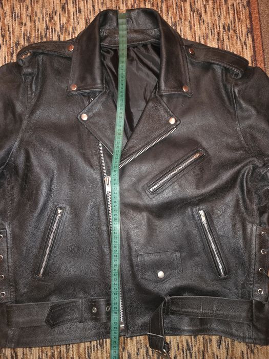 Кожено яке тип рокерско (рокерия) от естествена кожа