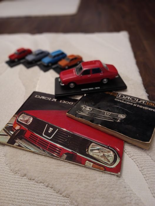 Revista promo Dacia 1300-1301 anii 70 plus machete Dacia
