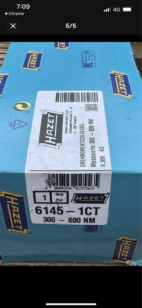 Cheie dinamometrica Hazet 6145-1CT