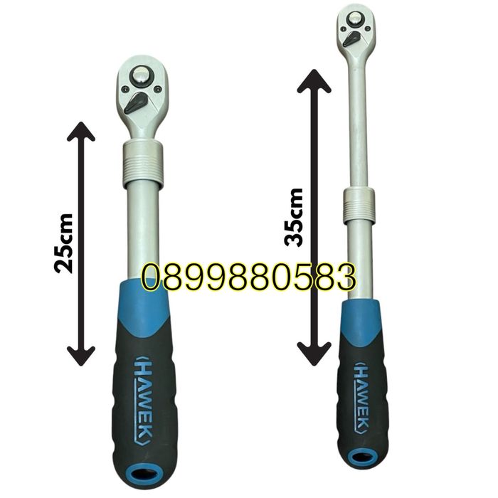 Телескопична тресчотка 3/8" 250 - 350 мм HAWEK