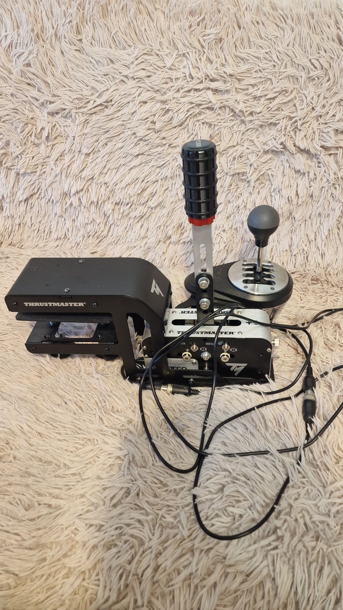 Thrustmaster TH8A + TSS Handbrake + Racing Clamp (пълен комплект)