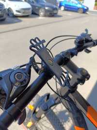 Suport telefon pentru bicicleta, silicon, reglabil rotatie 360, NOU