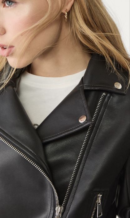 Кожено яке Stradivarius