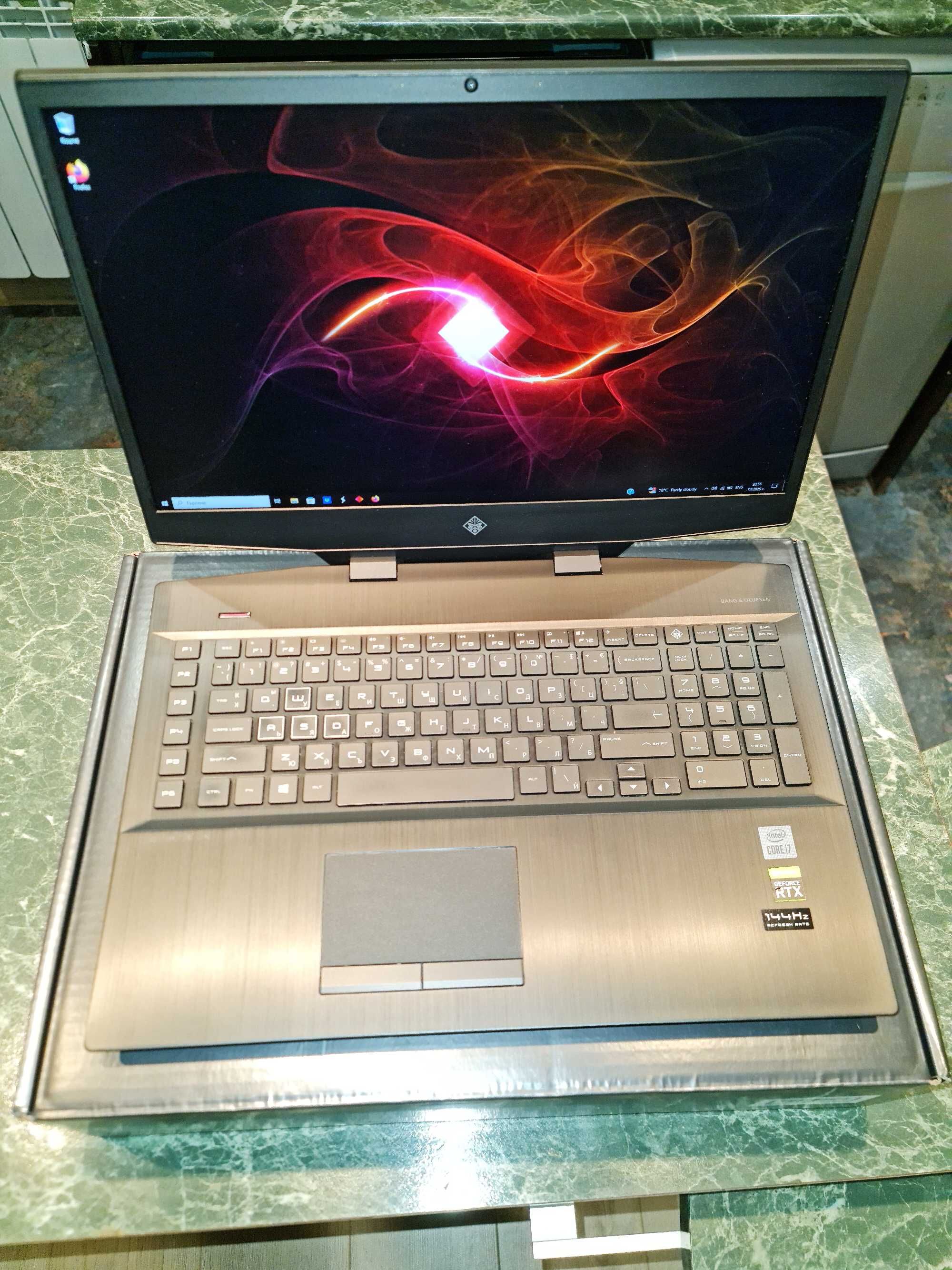 HP OMEN 17 ( 17-CB1001NU ) RTX 2080 SUPER, 32GB RAM, i7-10750H 5 GHz