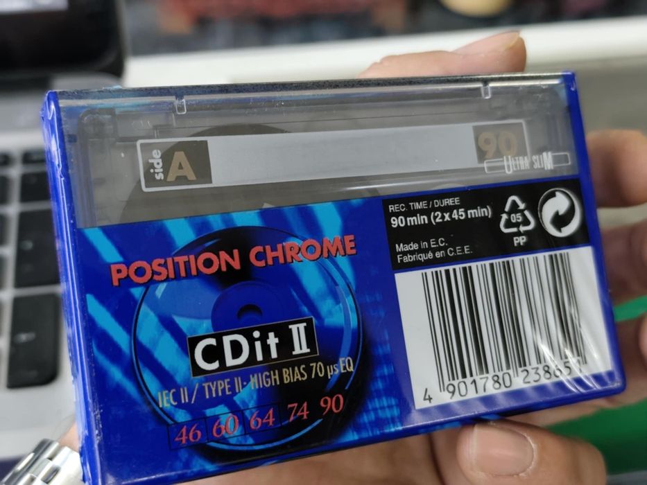 Нови аудио касетки хромни dat sony tdk