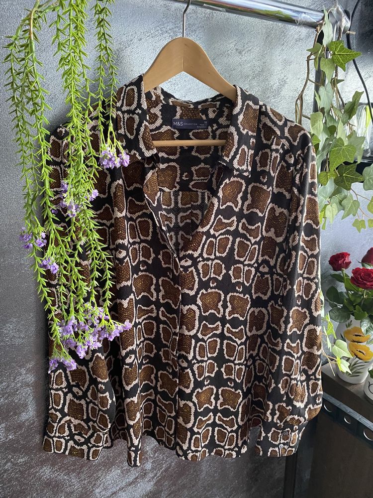 Camasa eleganta animal print