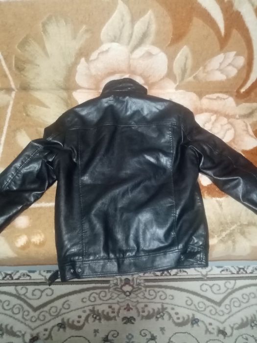 Куртка кожаная зимняя