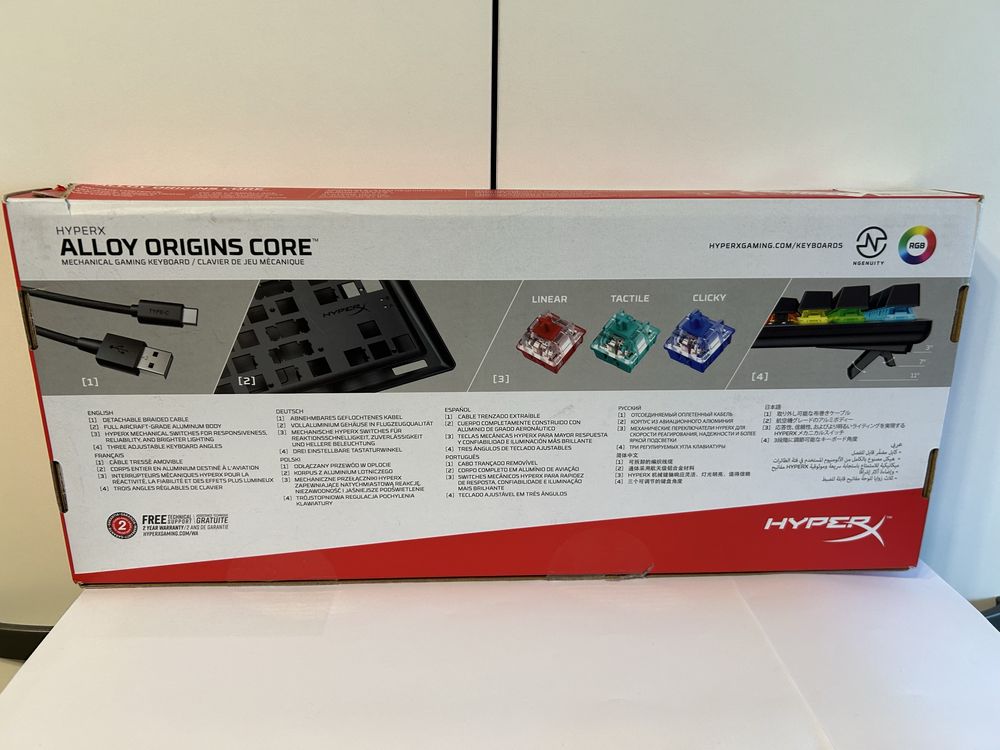 Механична клавиатура HyperX Alloy Origins Core 65%-ова