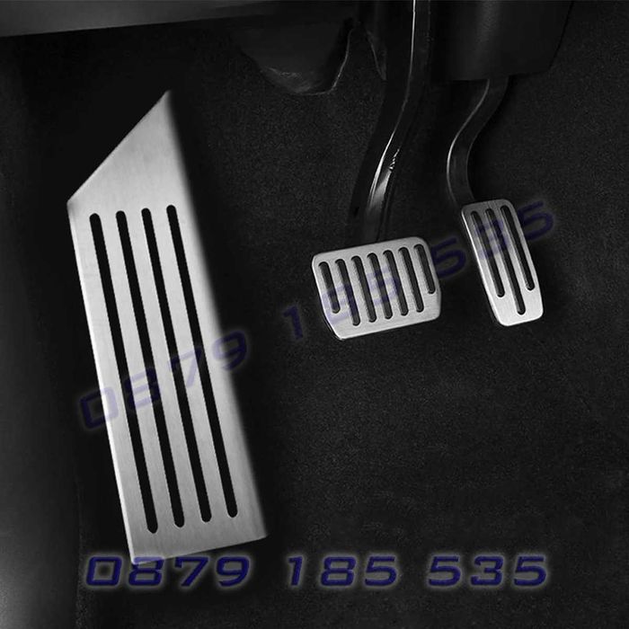 Спортни тунинг педали стомана гума Tesla Model 3 Y газ спирачка почива