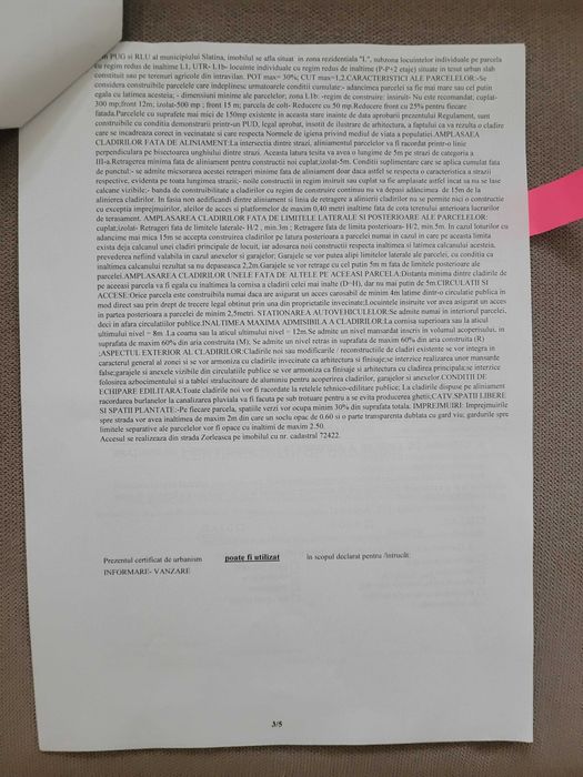 Teren Intravilan Slatina