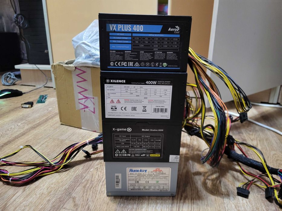 Блоки питания 400 ватт - 6 pin pci