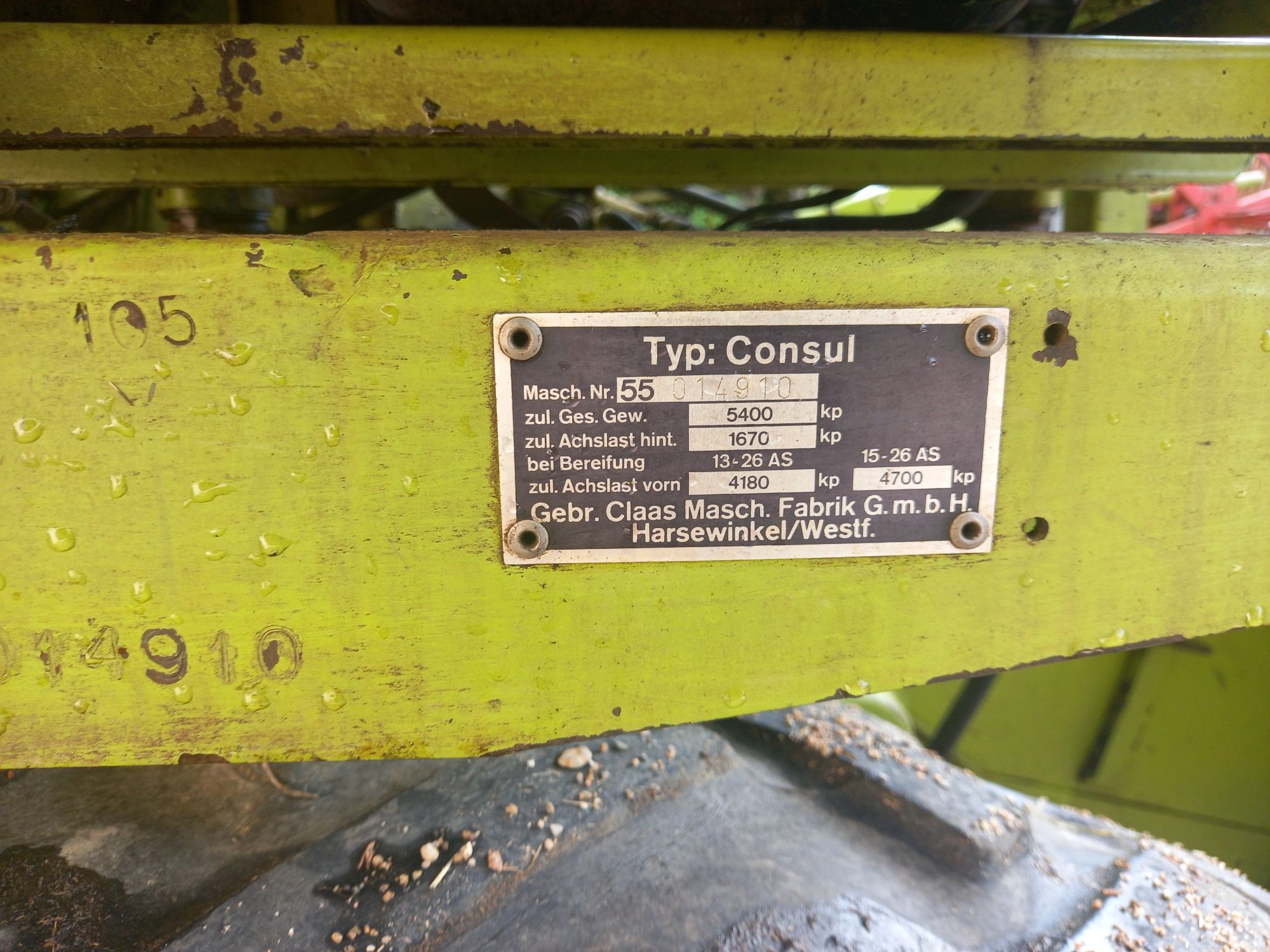 Vând combină claas consul.