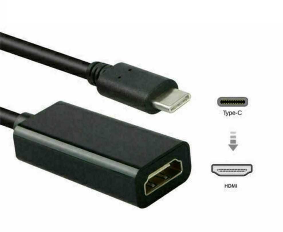 USB-C към HDMI кабел / преходник/адаптер - MacBook, iMac, Apple - НОВ