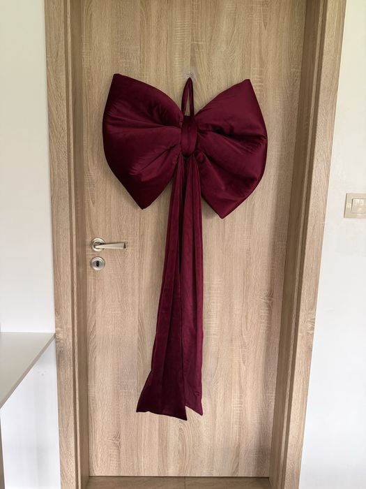 Коледна панделка,панделка за елха,панделка декор,коледа,врата