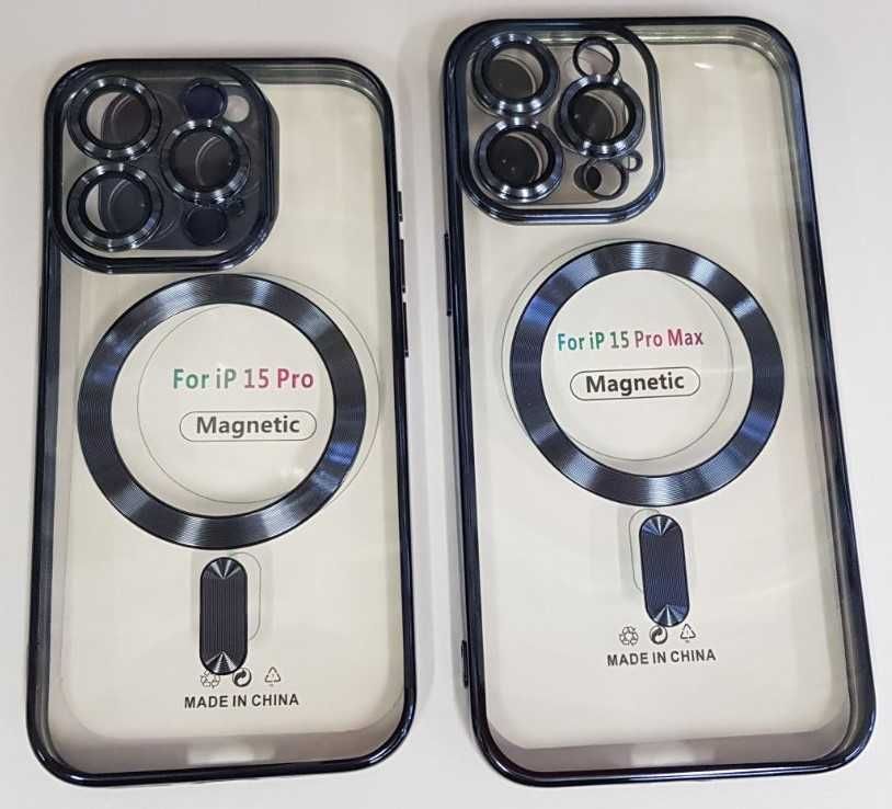 Калъф MagSafe + стъклен протектор Iphone 15 / 15Po/ 15 Pro Max/15 Plus