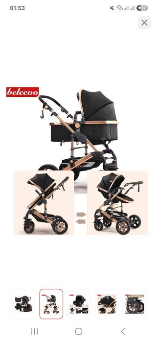 Коляска 3 в 1 очень удобная