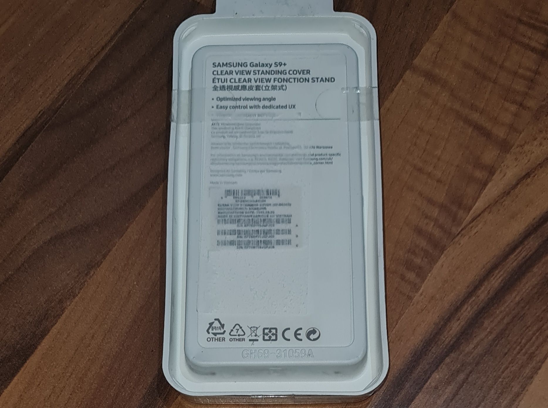 Husa smart activa originala Samsung Clear View Cover S9+ S9 Plus G965