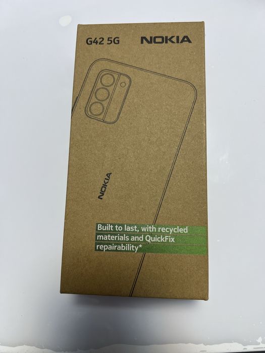 Чисто нов неразпечатан Nokia G42 5G 128GB 50MPx Dual Sim Meteor Grey