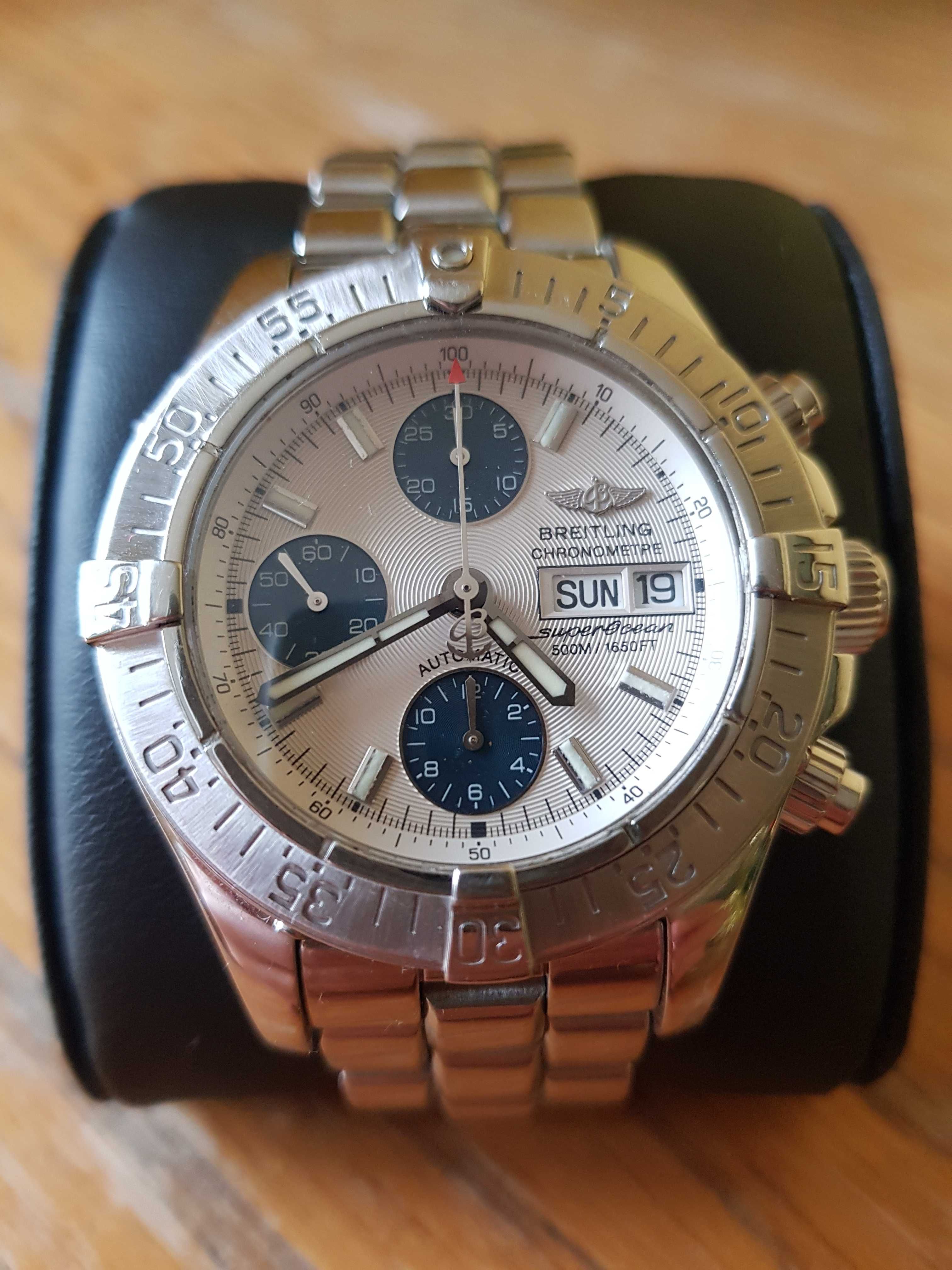 Vând ceas cronograf BREITLING superocean original, model din 2007