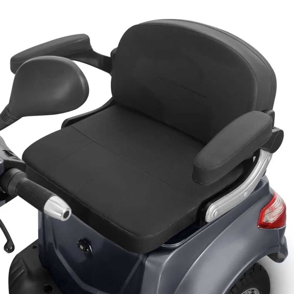 Triciclu Electric gri, 1000W, Fără Permis