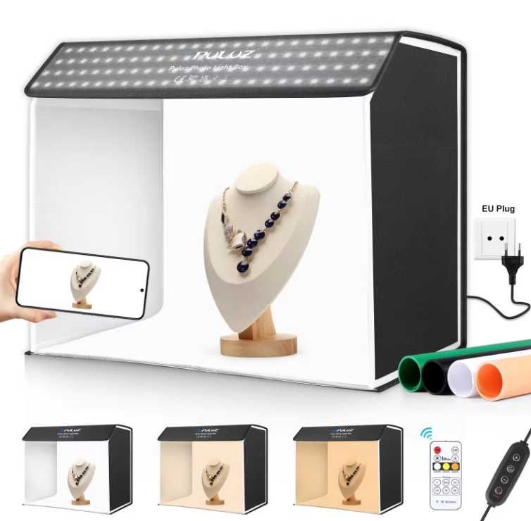 фотобокс PULUZ 60 x 40cm Cuboid 72W Photo Box with Lights
