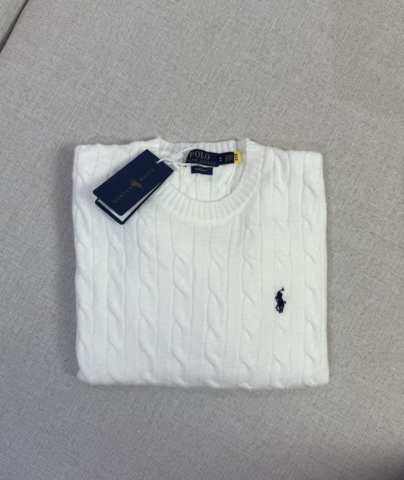 Pulover Polo Ralph Lauren - alb, marimea S