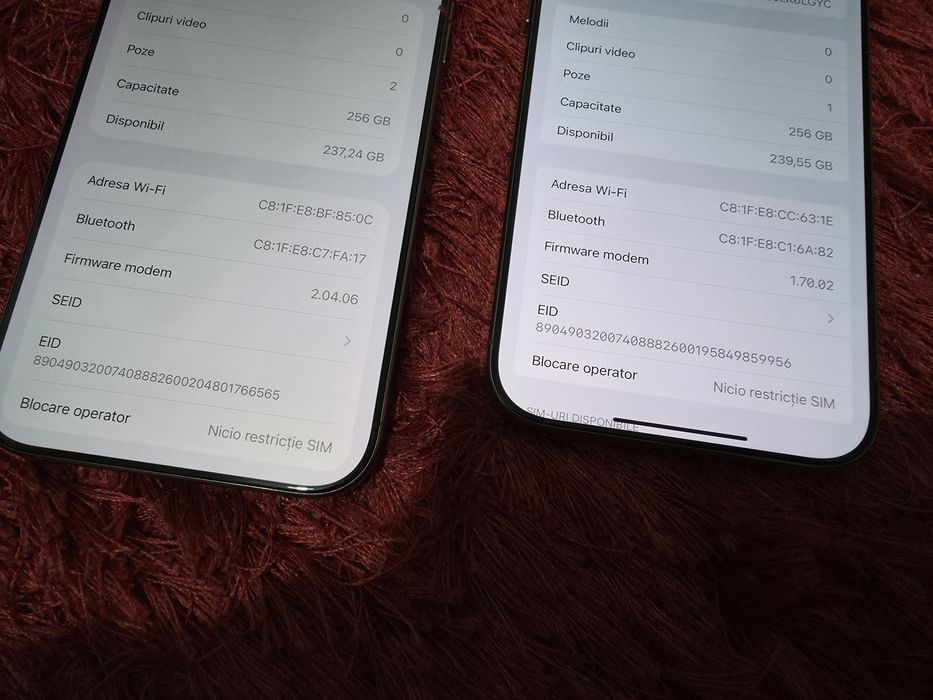 -Iphone 16Pro Max, ca Nou, 256Gb, 8Ram, bat: 100%-170-155 cicluri inca