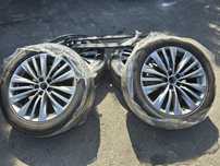 Set 4 jante toyota highlander, Lexus + anvelope pirelli Scorpion