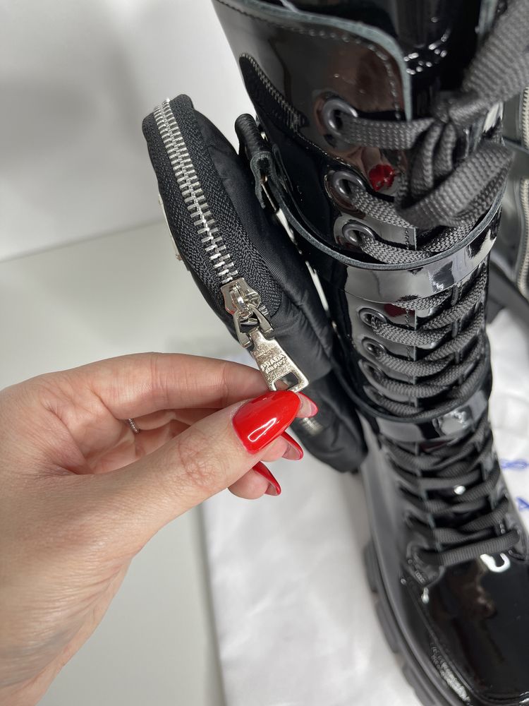 Ghete / bocanci din Piele Naturala - Monolith Combat Boots
