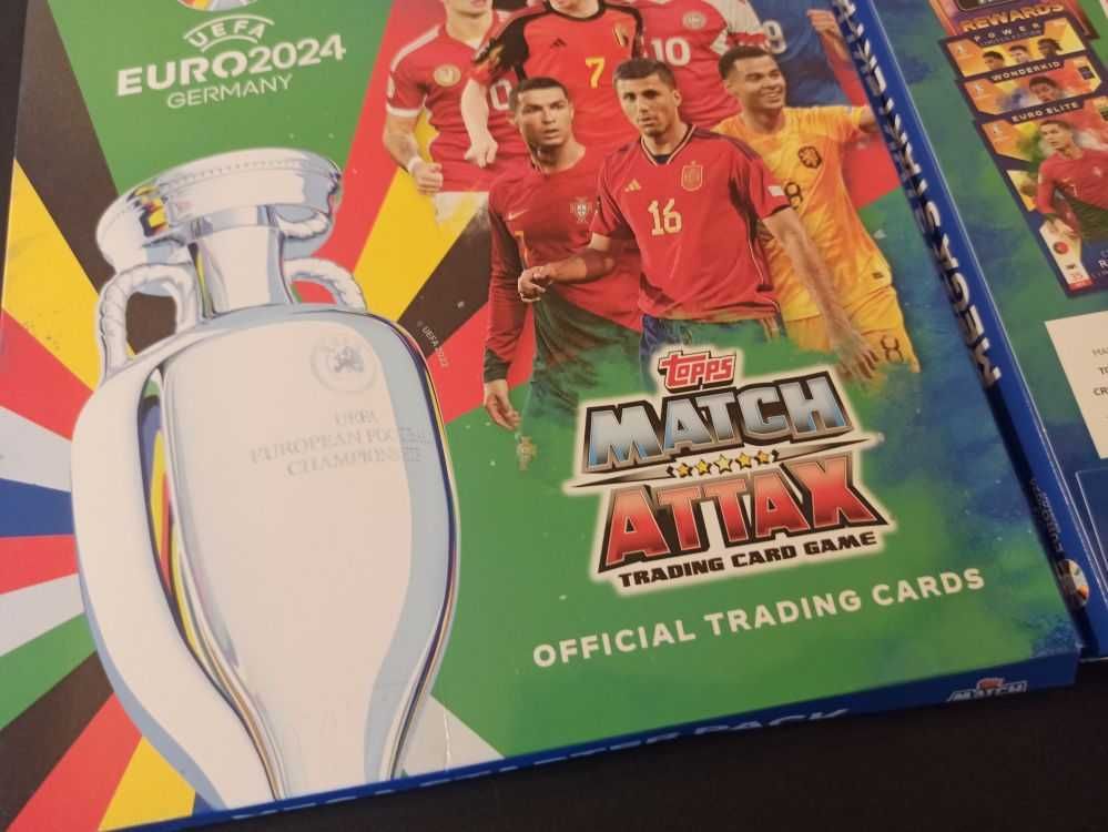 Mega starter pack sigilat Topps Match Attax Euro 2024 -24 de cartonase