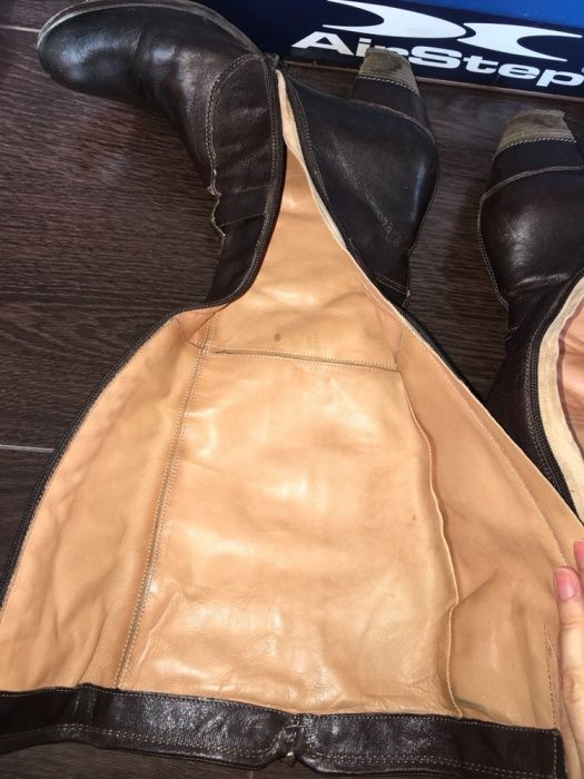 Air Step италиански ботуши естествена кожа,40 номер,оригинални,с кутия