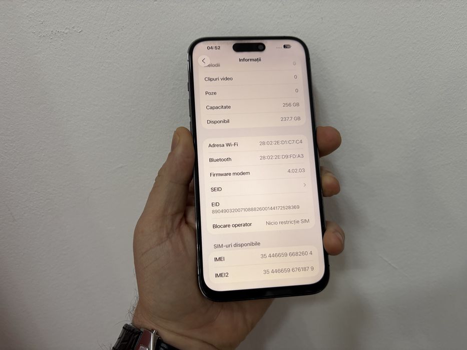 Iphone 14 Pro Max, 256 gb, Deep Purple